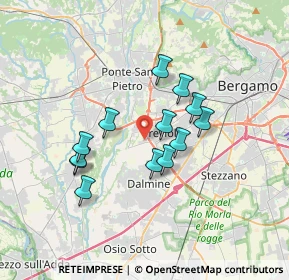 Mappa Via del Commercio, 24048 Treviolo BG, Italia (2.87615)