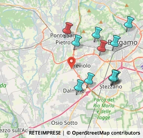 Mappa Via del Commercio, 24048 Treviolo BG, Italia (4.01727)