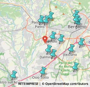 Mappa Via del Commercio, 24048 Treviolo BG, Italia (4.59933)
