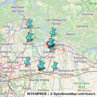 Mappa Via del Commercio, 24048 Treviolo BG, Italia (11.62538)