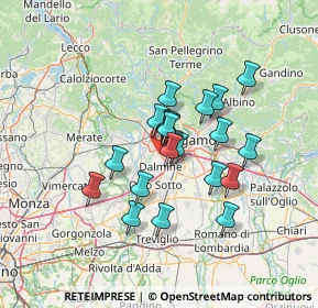Mappa Via del Commercio, 24048 Treviolo BG, Italia (10.622)