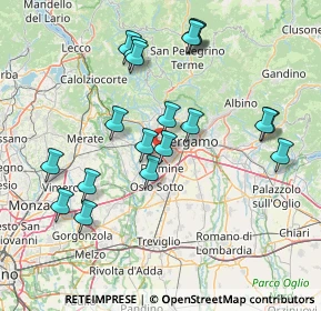 Mappa Via del Commercio, 24048 Treviolo BG, Italia (15.37842)