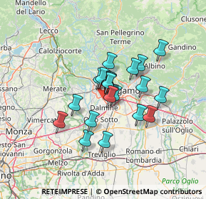 Mappa Via del Commercio, 24048 Treviolo BG, Italia (9.7785)