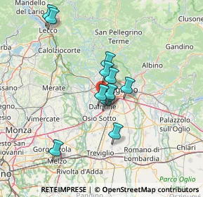 Mappa Via del Commercio, 24048 Treviolo BG, Italia (10.55167)