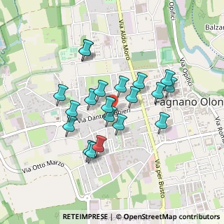 Mappa SP 22, 21054 Fagnano Olona VA (0.3765)