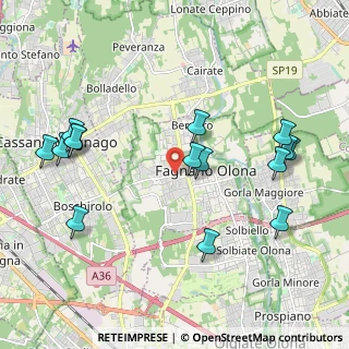 Mappa SP 22, 21054 Fagnano Olona VA (2.28333)