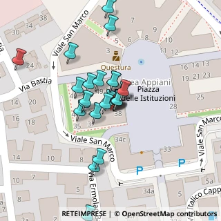 Mappa Viale S. Marco, 31100 Treviso TV, Italia (0.02917)