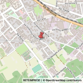 Mappa Via Gioacchino Rossini, 70, 21011 Casorate Sempione, Varese (Lombardia)