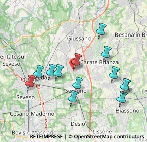 Mappa Di Giussano, 20034 Giussano MB, Italia (3.83154)