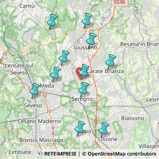 Mappa Di Giussano, 20833 Giussano MB, Italia (4.02364)