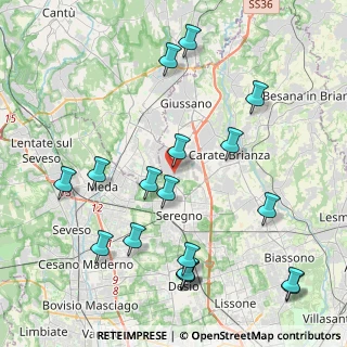 Mappa Di Giussano, 20833 Giussano MB, Italia (4.82111)