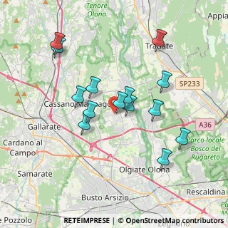 Mappa Via Dante Alighieri, 21054 Fagnano Olona VA, Italia (3.41643)