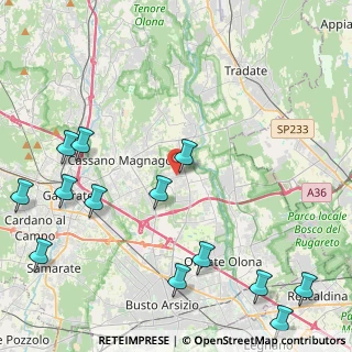 Mappa Via Dante Alighieri, 21054 Fagnano Olona VA, Italia (5.84231)