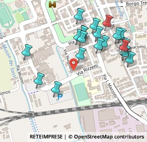 Mappa Via Rizzetti, 31050 Castelfranco Veneto TV, Italia (0.259)