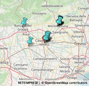 Mappa Via Rizzetti, 31050 Castelfranco Veneto TV, Italia (10.13235)