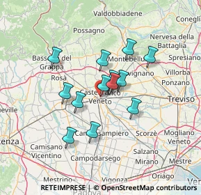 Mappa Via Rizzetti, 31050 Castelfranco Veneto TV, Italia (10.26692)