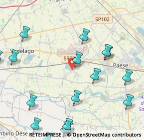 Mappa Via D. Quirini, 31037 Istrana TV, Italia (6.047)