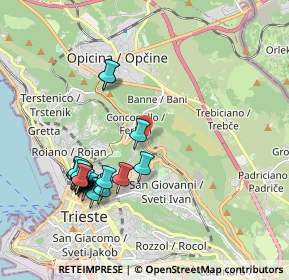 Mappa Strada Nuova per Opicina, 34127 Trieste TS, Italia (2.0475)