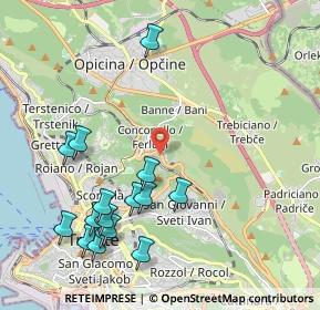 Mappa Strada Nuova per Opicina, 34127 Trieste TS, Italia (2.3375)