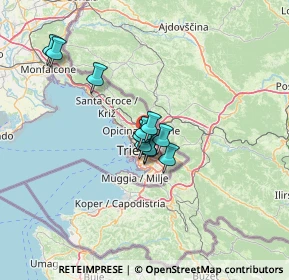 Mappa Strada Nuova per Opicina, 34127 Trieste TS, Italia (9.06091)