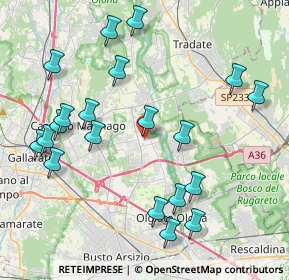 Mappa Via Ingegner G.G. Tronconi, 21054 Fagnano Olona VA, Italia (4.5555)