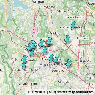 Mappa Via Ingegner G.G. Tronconi, 21054 Fagnano Olona VA, Italia (6.83786)