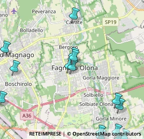 Mappa Via Ingegner G.G. Tronconi, 21054 Fagnano Olona VA, Italia (2.93)