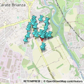 Mappa Via Tagliamento, 20841 Carate Brianza MB, Italia (0.29259)