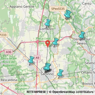 Mappa Via XXV Aprile, 22069 Rovellasca CO, Italia (4.66182)