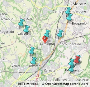Mappa 23871 Lomagna LC, Italia (2.3625)
