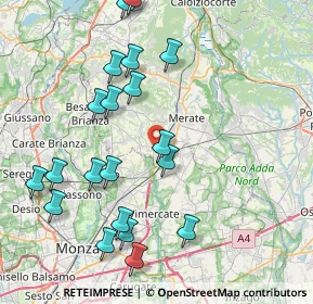 Mappa 23871 Lomagna LC, Italia (8.944)