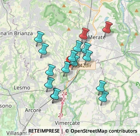 Mappa 23871 Lomagna LC, Italia (2.975)