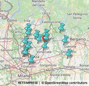 Mappa 23871 Lomagna LC, Italia (11.634)
