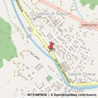 Mappa Via XX Settembre, 22, 25070 Sabbio Chiese, Brescia (Lombardia)