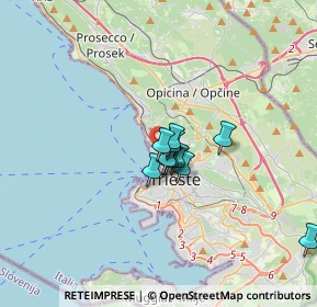 Mappa P. Franco Vecchio, 34135 Trieste TS, Italia (1.95364)