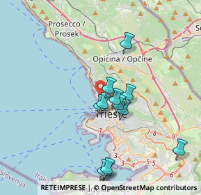 Mappa P. Franco Vecchio, 34135 Trieste TS, Italia (3.43917)