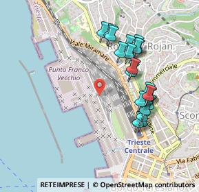 Mappa P. Franco Vecchio, 34135 Trieste TS, Italia (0.453)