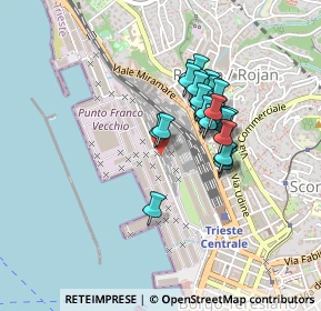 Mappa P. Franco Vecchio, 34135 Trieste TS, Italia (0.33333)