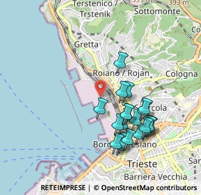 Mappa P. Franco Vecchio, 34135 Trieste TS, Italia (0.8925)