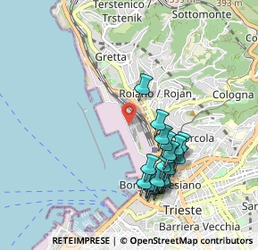 Mappa P. Franco Vecchio, 34135 Trieste TS, Italia (0.9255)