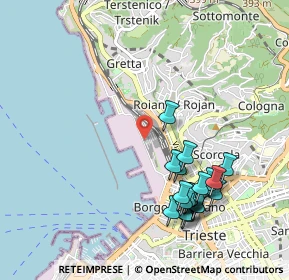 Mappa P. Franco Vecchio, 34135 Trieste TS, Italia (1.06)