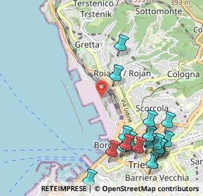 Mappa P. Franco Vecchio, 34135 Trieste TS, Italia (1.299)