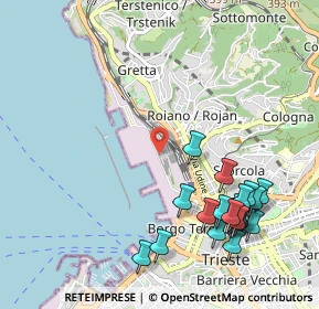 Mappa P. Franco Vecchio, 34135 Trieste TS, Italia (1.2225)