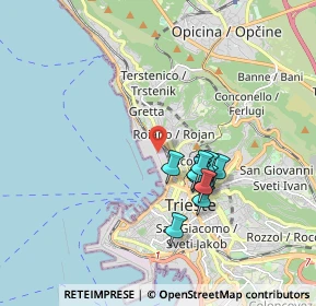 Mappa P. Franco Vecchio, 34135 Trieste TS, Italia (1.46)