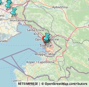 Mappa P. Franco Vecchio, 34135 Trieste TS, Italia (32.54917)