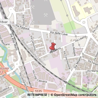Mappa Via Libertà, 51, 20821 Meda, Monza e Brianza (Lombardia)