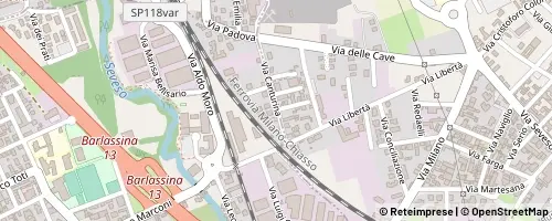 Mappa Lentate sul Seveso