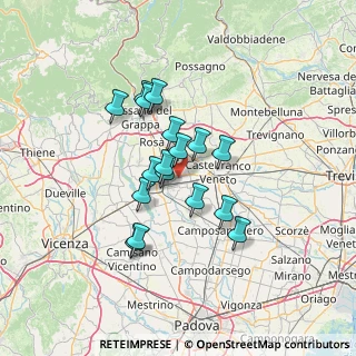 Mappa Viale Venezia, 35015 Galliera Veneta PD, Italia (10.33294)