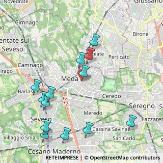 Mappa Via Raffaello Sanzio, 20821 Meda MB, Italia (2.34)