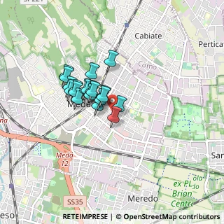 Mappa Via Raffaello Sanzio, 20821 Meda MB, Italia (0.5865)